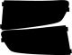 Honda Ridgeline (06-  ) Headlight Covers