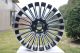 W796 Black Machined Face 22x9.5 ET 45 5x120 CB72.6