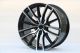 W726 1473 Black Machined Face 22x10.5 ET43 5x120 CB74.1