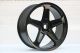 W597 1393 Matt Black 22x9.0 ET20 5x115 CB 71.5
