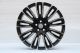 W798 D1292 Black Machined Face 22x9.5 ET45 5x120 CB72.6