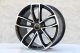 W603 1245 Black Machined Face 18x8.5 ET35 5x112 CB66.6