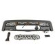Fits 2005-2007 Toyota Sequoia TRD Pro Style Front Grill - ABS Unpainted with LED DRL Lights