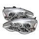 2002-2004 Acura RSX Chrome Housing Dual Halo Angel Eyes LED Proj