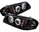 2000-2005 Chevy Impala Black Housing Dual Halo Angel Eyes LED Pr