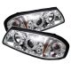 2000-2005 Chevy Impala Chrome Housing Dual Halo Angel Eyes LED P