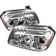 2005-2007 Dodge Magnum Chrome Housing Dual Halo Angel Eyes LED P