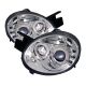 2003-2005 Dodge Neon / SRT-4 Chrome Housing Dual Halo Angel Eyes