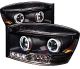 Dodge Ram Projector Headlights with LED Halos 06-08