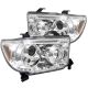 2007-2008 Toyota Tundra Chrome Housing Dual Halo Angel Eyes LED