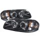 2000-2005 Chevy Impala Black Housing Dual Halo Angel Eyes Projec