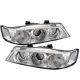 1994-1997 Honda Accord Chrome Housing Dual Halo Angel Eyes Proje