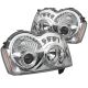 2005-2008 Jeep Grand Cherokee Chrome Housing Dual Halo Angel Eye