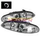 1995-1996 Mitsubishi Eclipse Chrome Housing Halo Angel Eyes Proj