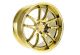 Aodhan 19x9.5/11  DS02 5x114.3 +15 Gold Vacuum Rims Aggressive Fits G35 Coupe 370