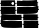 VW Jetta III (93-99) Tail Light Covers