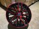 W530 IV-1269 Black Machined Red Face 18x8.5 ET35 5x114.3 CB73.1