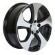 W602 Black Machined Face 16x7.0 ET45 5x112 CB57.1