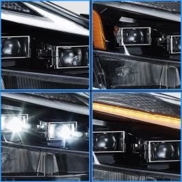 HCmotion Clear LED Headlights For Lexus IS250 IS350 C ISF 2006-2013 – Startup Animation
