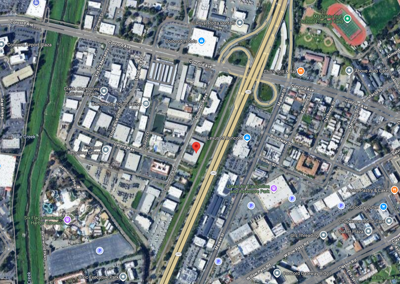 Location A exterior